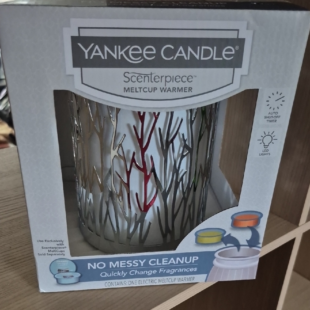 Yankee Candle Silver Meltcup Warmer